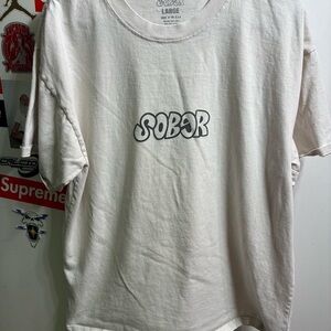 Urban Outfitters Sober White Shirt Size Large
